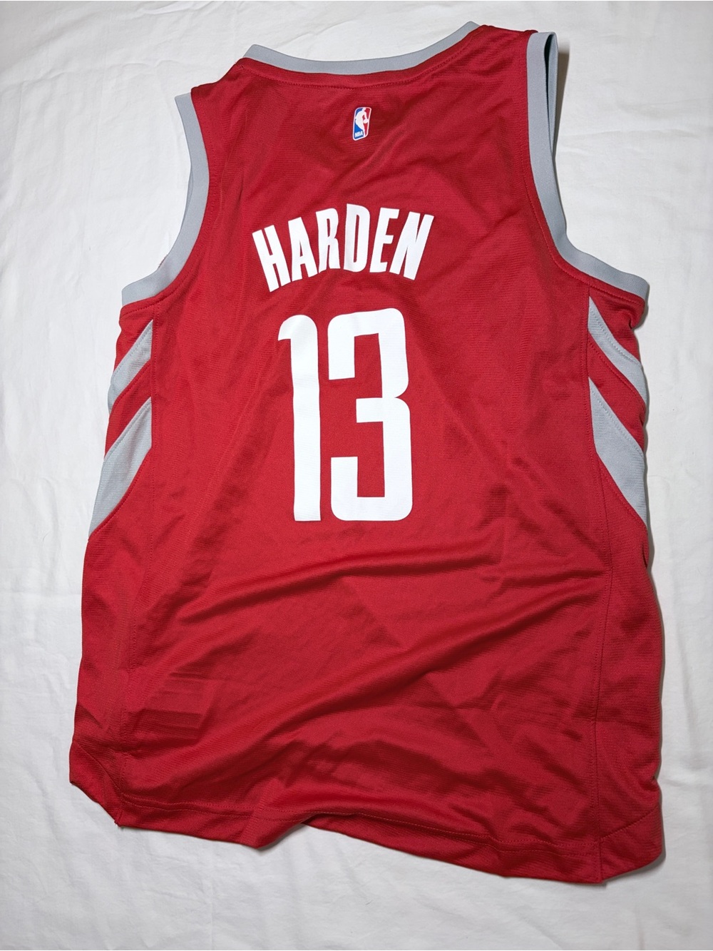 Fanatics Red Harden #13 Basketball Jersey with Gray Trim